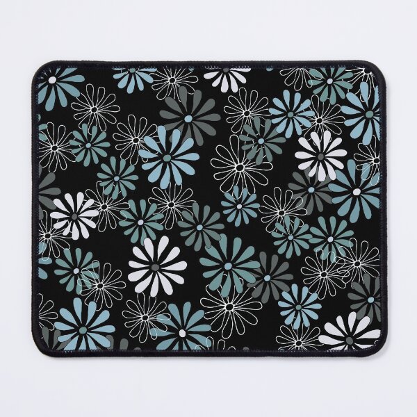 Item preview, Daisies in Shades of Teal and Grey designed and sold by Diane Warren.
