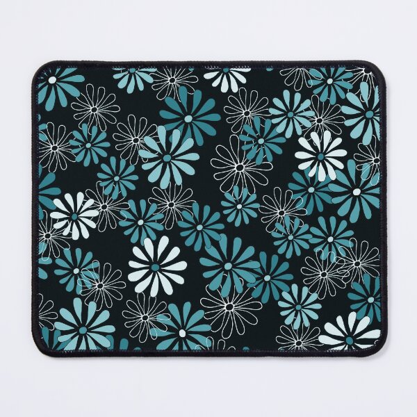 Item preview, Daisies in Shades of Teal designed and sold by Diane Warren.