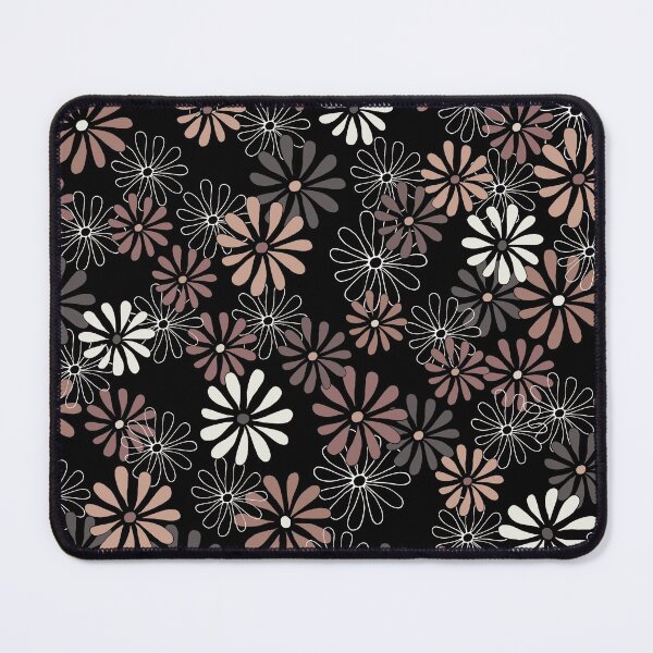 Item preview, Daisies in Tan, Mocha, Grey, and White designed and sold by Diane Warren.