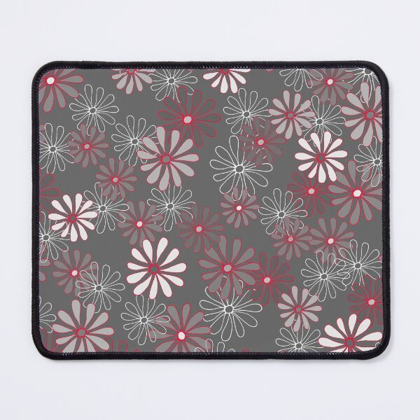 Item preview, Daisies in Red, Grey, and White designed and sold by Diane Warren.