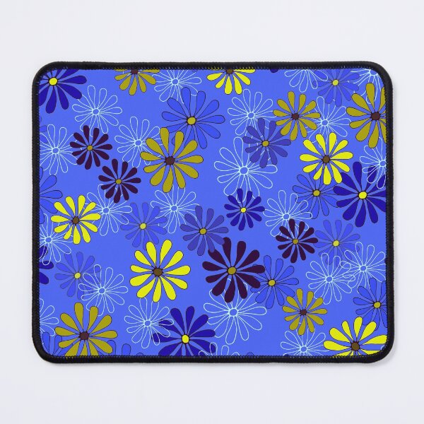 Item preview, Daisies in Blue and Yellow designed and sold by Diane Warren.