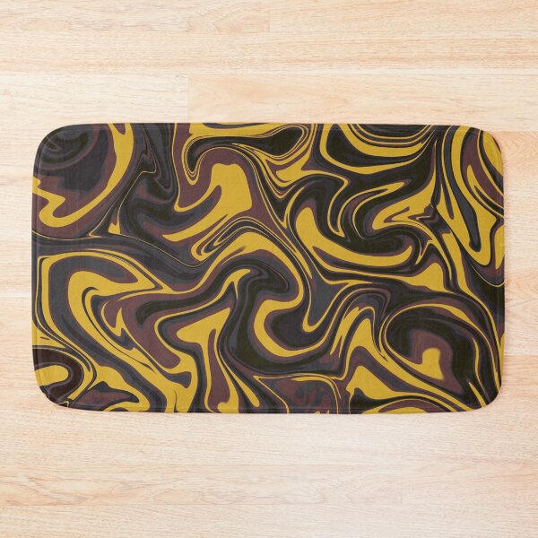 Item preview, Abstract yellow purple marble swirl  designed and sold by Tanya Mihe.