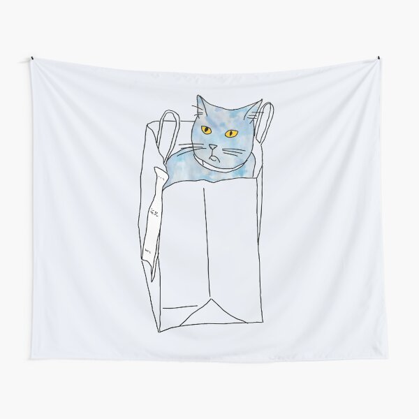 Artikel-Vorschau von Diese Katze ist blau, aber sie ist nicht traurig!, designt und verkauft von HFGjewels.