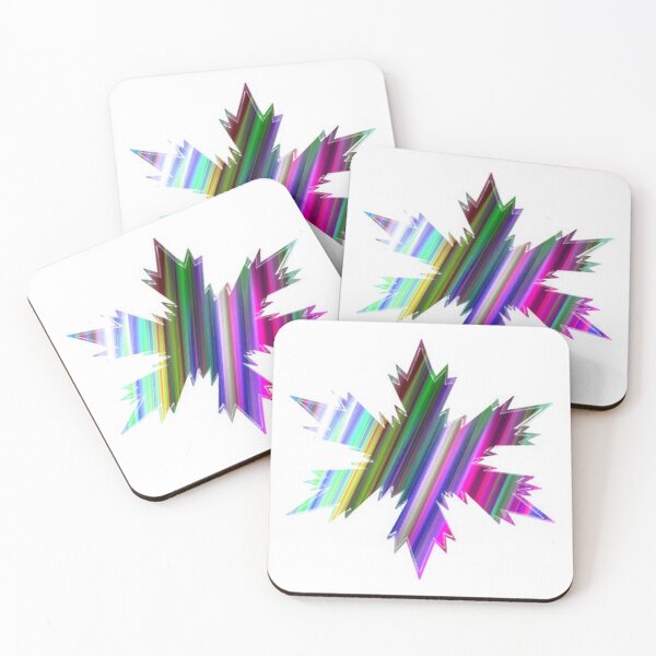 Item preview,  Snowflakes Star mix color stripes  by Iritof designed and sold by iritof.
