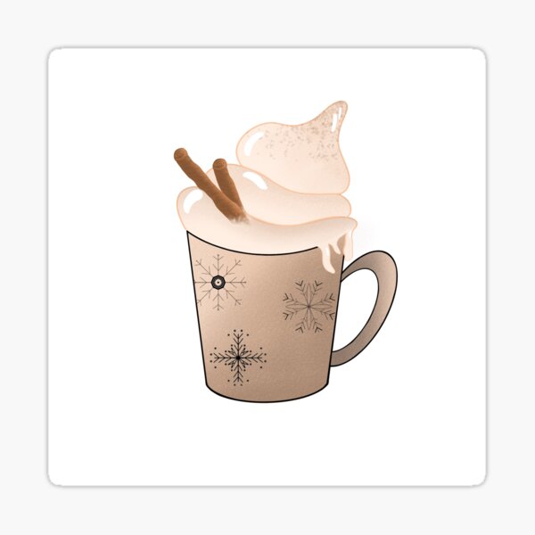 Hot chocolate with cinnamon | Fall | Coffee | illustration art | Hot chocolate with cinnamon | Fall | Coffee | illustration art |
