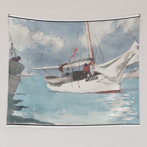 Item preview, Vintage Key West Fishing Boats - Homer 1903 designed and sold by Midwest-Goods.