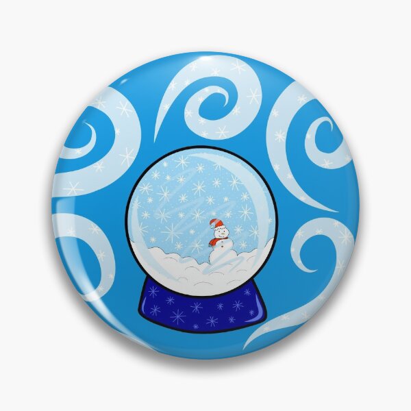Item preview, Wintery Blue Santa Snowman Snow Globe, made by EndlessEmporium designed and sold by EndlessEmporium.