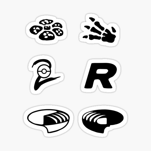 Base and Gym Series Set Symbols Sticker