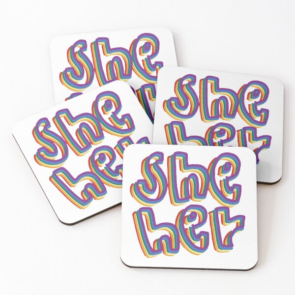Item preview, lgbtq - she / her designed and sold by artbygussie.