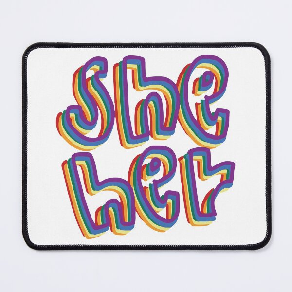 Item preview, lgbtq - she / her designed and sold by artbygussie.