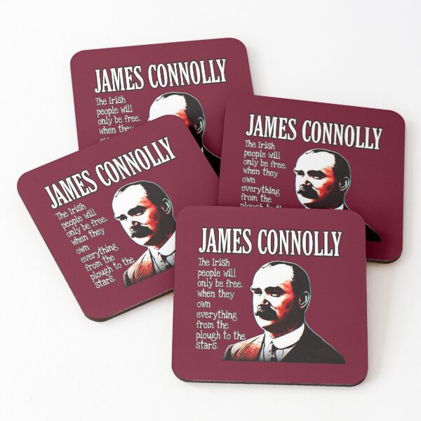 Item preview, James Connolly - The Irish People Will Only Be Free  designed and sold by RaglanRose.