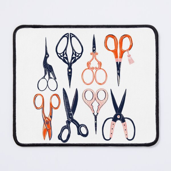 Item preview, Scissors illustration designed and sold by Papergrape.