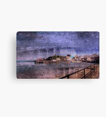 seaside town Canvas Print