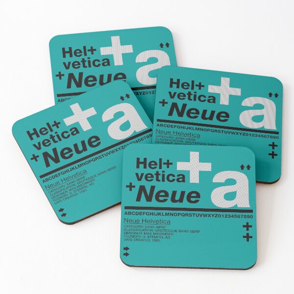 Item preview, Helvetica Neue Swiss Typeface Tshirt designed and sold by paperpark.