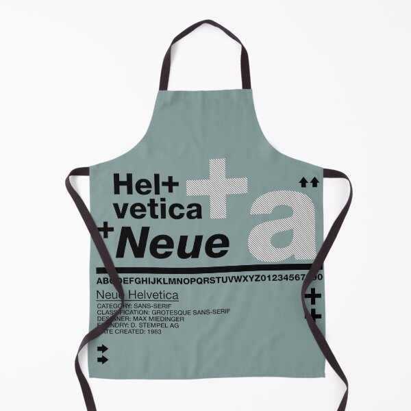 Item preview, Helvetica Neue Swiss Typeface Tshirt designed and sold by paperpark.