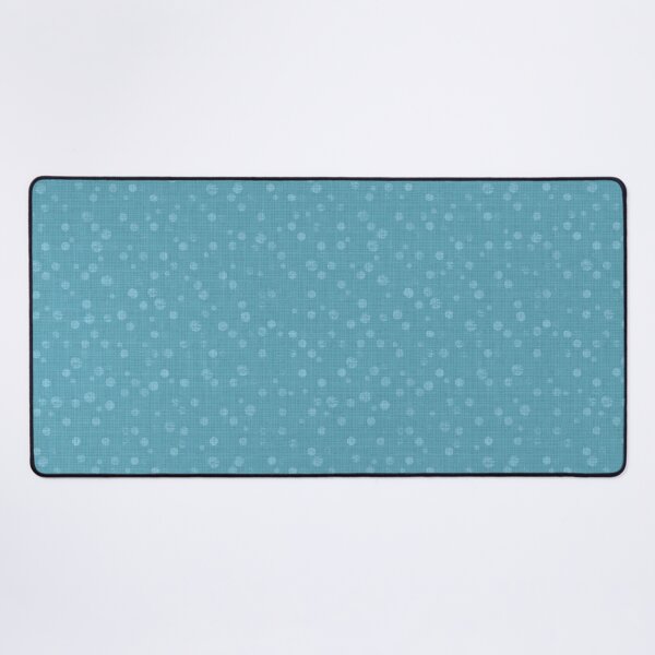 Lots of Dots! Teal Desk Mat