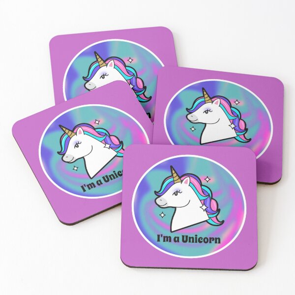 Item preview, I'm a Unicorn (purple swirl) designed and sold by Monique Prince.