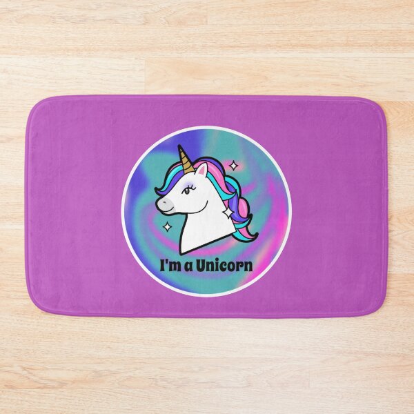 Item preview, I'm a Unicorn (purple swirl) designed and sold by Monique Prince.