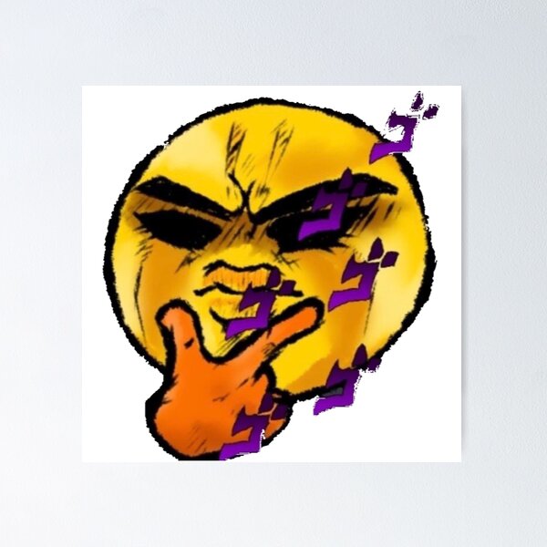 Thonking Thinking Emoji Face Meme Thonk Poster for Sale by fomodesigns in  2023