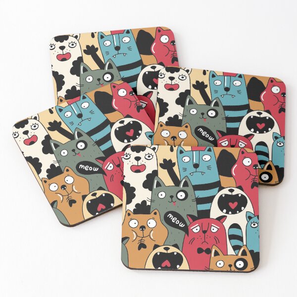 Item preview, Dumb Meow Cat Pattern designed and sold by ialdesign.