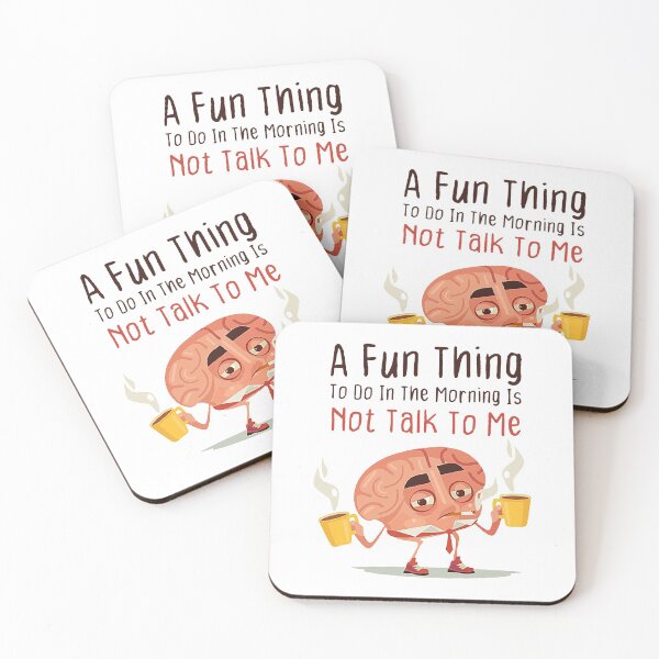 Item preview, A Fun Thing To Do In the Morning Is Not Talk To Me - Funny Humor Tshirt designed and sold by BestComicss.
