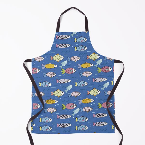 Item preview, Abstract Mixed Multicolor Fishes Pattern. Cute Colorful Fishes Nautical Sea Life designed and sold by silviaol.