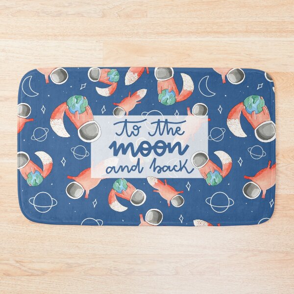 Item preview, To the moon and back - cute galaxy fox pattern designed and sold by SD-illustration.