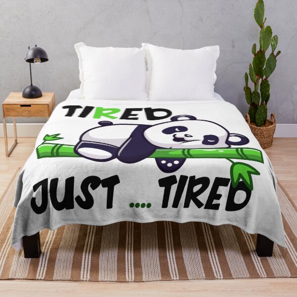 Item preview, Just Tired Panda, Panda Lovers designed and sold by Caroodoo.