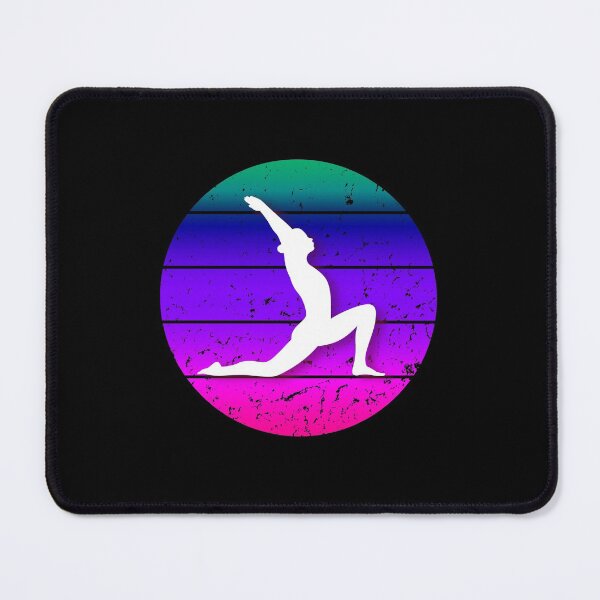 Item preview, Gymnast Silhouette Blue Explosion designed and sold by KBcompany.