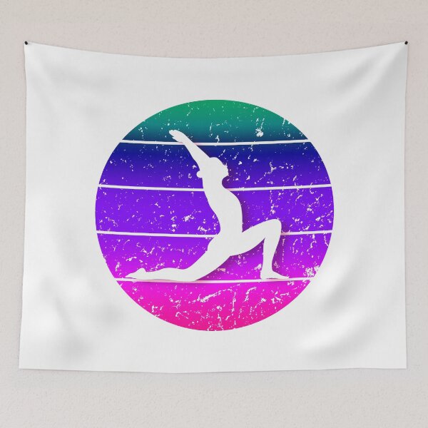Item preview, Gymnast Silhouette Blue Explosion designed and sold by KBcompany.