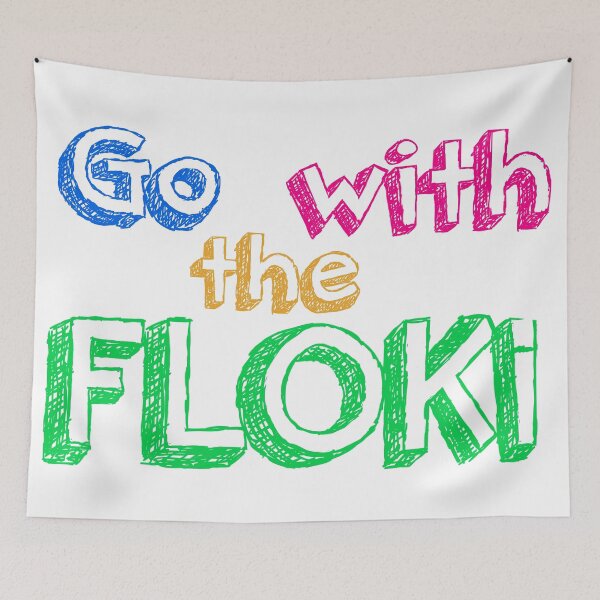 Item preview, Floki, go with the flow designed and sold by Daniela Ponzini Montes.