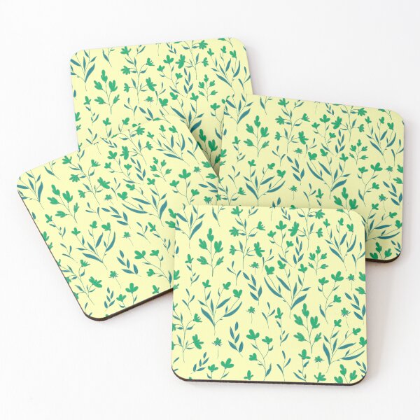 Item preview, Mixed Abstract Forest Green Leaves Botanical Nature Pattern designed and sold by silviaol.