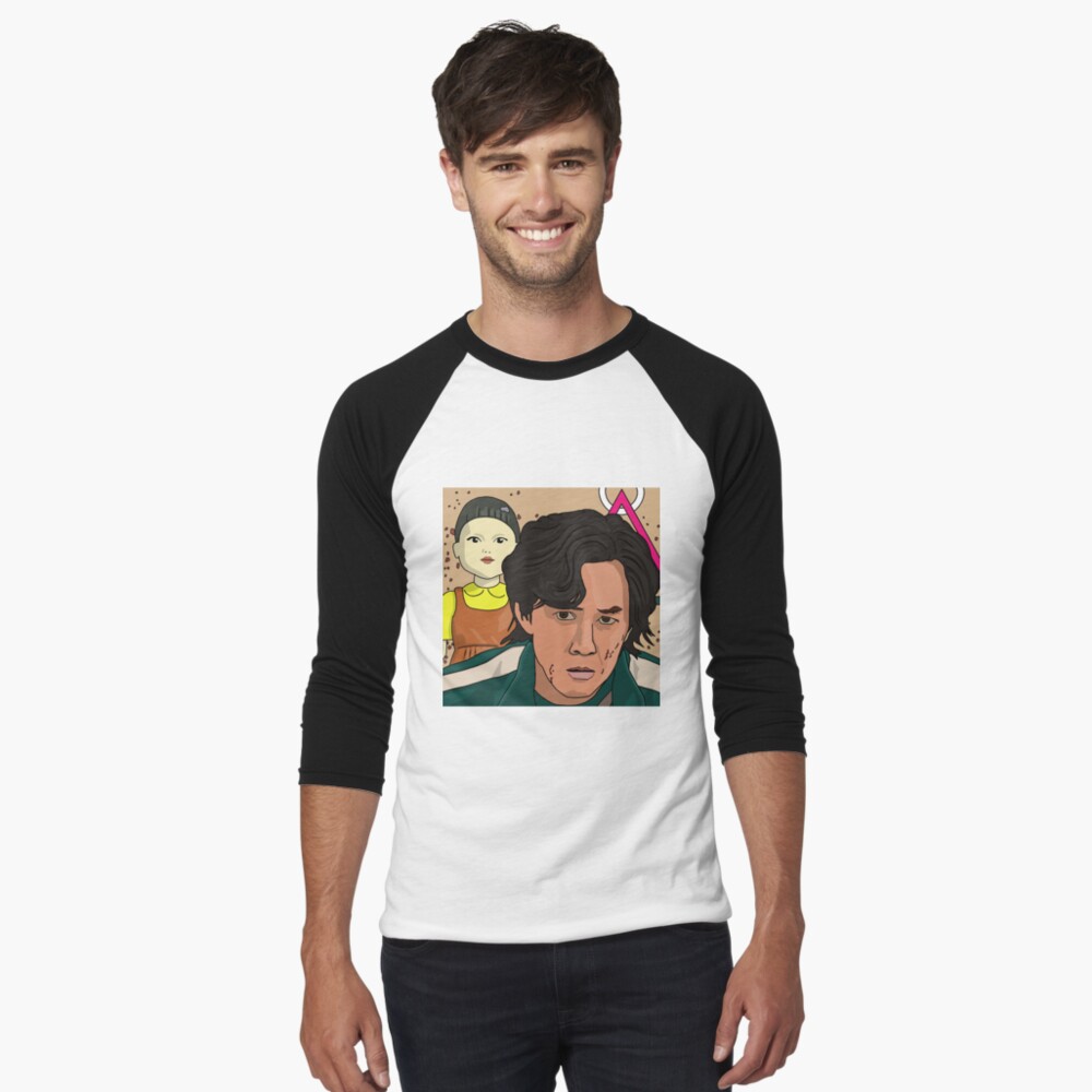 Item preview, Baseball ¾ Sleeve T-Shirt designed and sold by Pictoart.