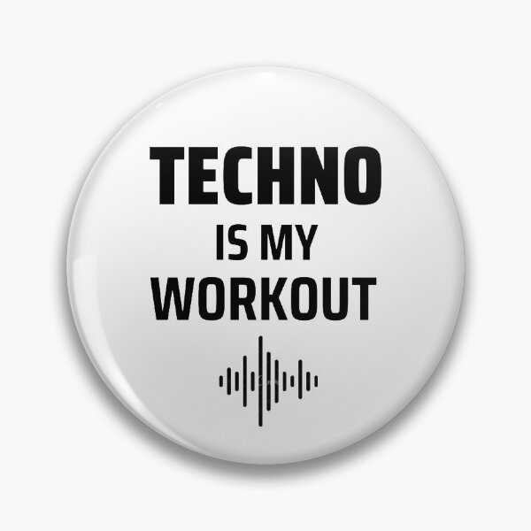 Item preview, techno is my workout designed and sold by Artycreative1.