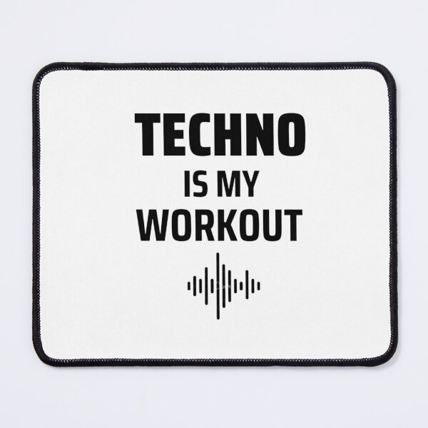Item preview, techno is my workout designed and sold by Artycreative1.