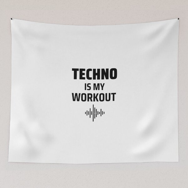 Item preview, techno is my workout designed and sold by Artycreative1.