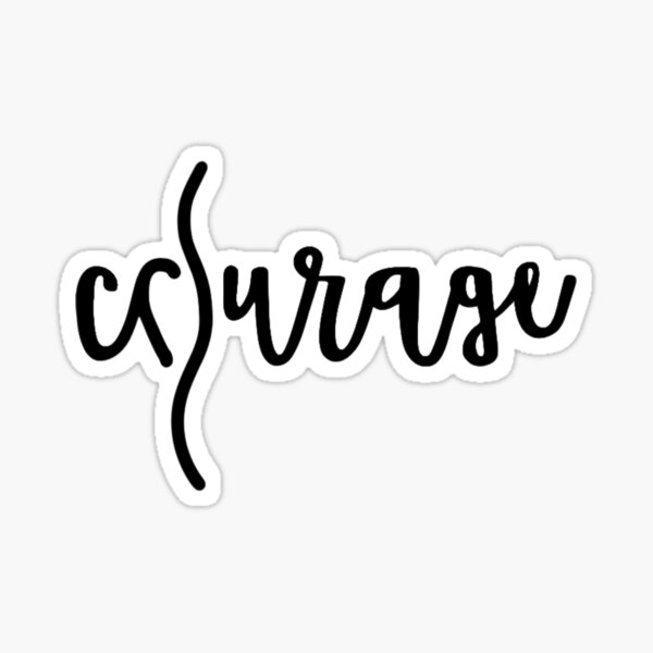 Courage Recovery Symbol Sticker