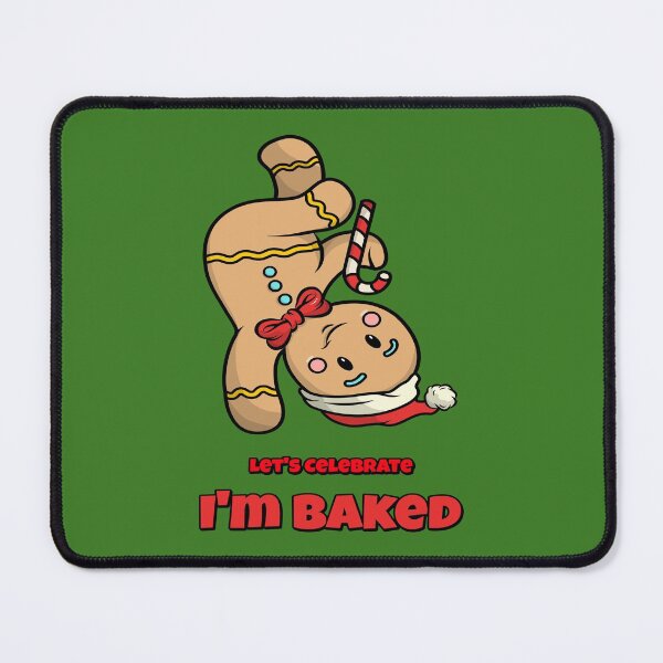 Item preview, Lets Celebrate I'm Baked - Dancing Gingerbread Funny Pun designed and sold by LMcDs.