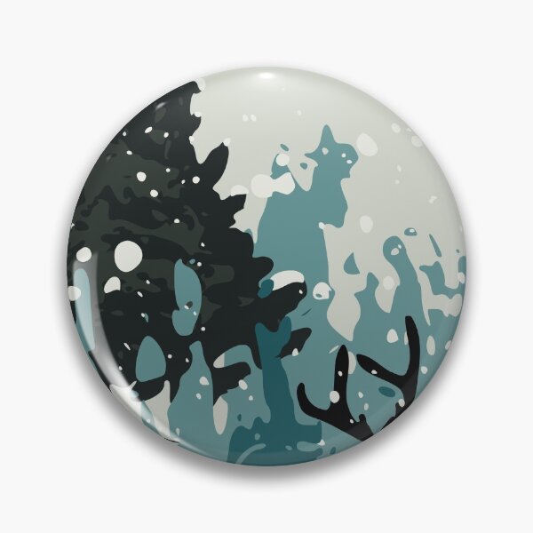 Item preview, Reindeer Silhouette Hidden in Front of Christmas Tree designed and sold by Abstract-Artist.