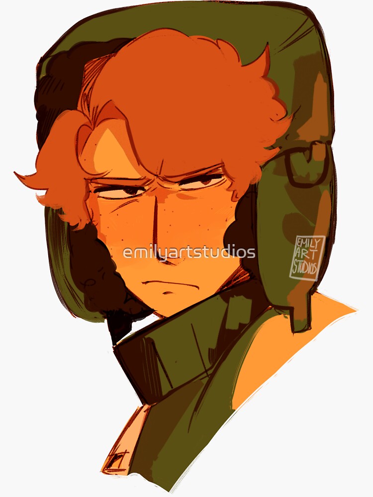 "Kyle A 1" Sticker for Sale by emilyartstudios | Redbubble