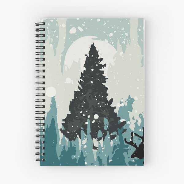 Item preview, Reindeer Silhouette Hidden in Front of Christmas Tree designed and sold by Abstract-Artist.