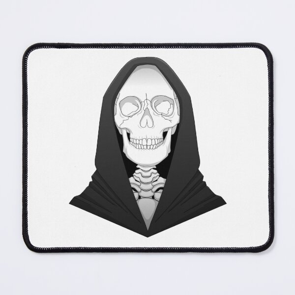 Item preview, skull wearing a hood designed and sold by DoesArtAndStuff.