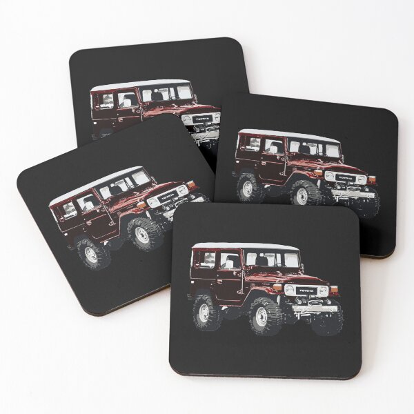 Item preview, Land Cruiser FJ40 4x4 (red on black) designed and sold by Groenendijk.