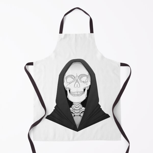 Item preview, skull wearing a hood designed and sold by DoesArtAndStuff.