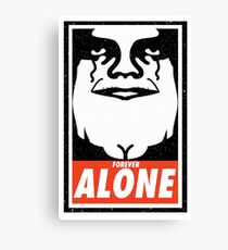 Obey Alone Canvas Print