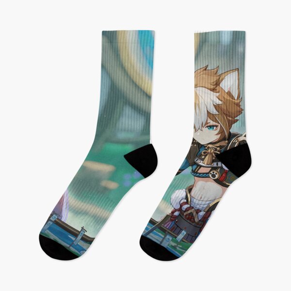 Item preview, Sangonomiya Kokomi and Gorou - Genshin Impact designed and sold by Aka-Hanako.