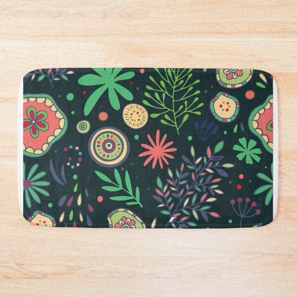 Item preview, Mixed Abstract Botanical Pattern - Leaves, Flowers and Berries. Seamless Gifts of Nature Pattern designed and sold by silviaol.