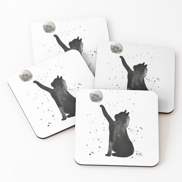 Item preview, Black cat designed and sold by Monika Howarth.
