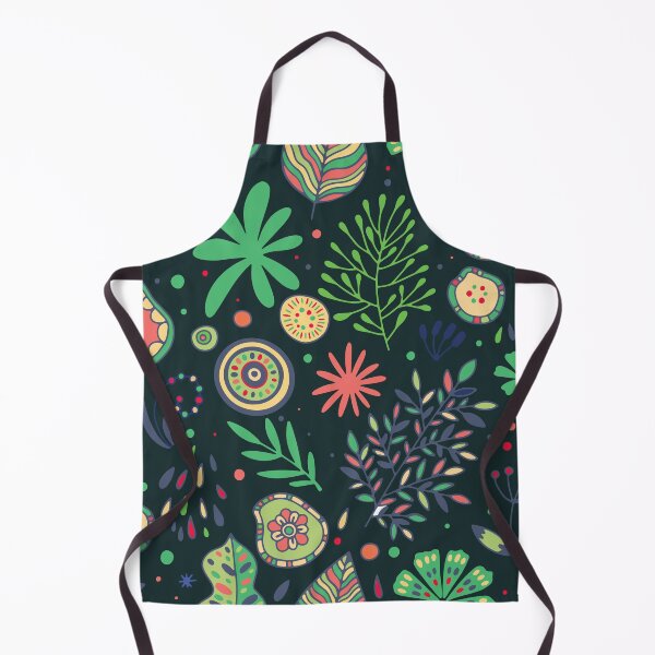 Item preview, Mixed Abstract Botanical Pattern - Leaves, Flowers and Berries. Seamless Gifts of Nature Pattern designed and sold by silviaol.