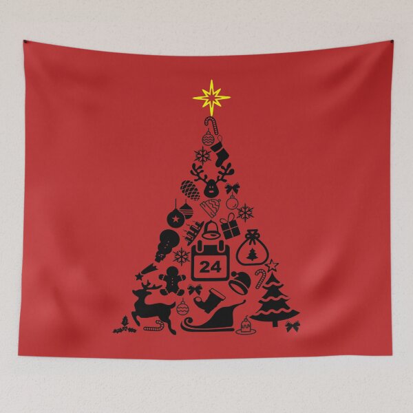 Item preview, Winter Christmas Icon Tree  designed and sold by PirateAvocado.